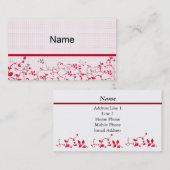 Sjabloon voor ontwerper Bedrijfs- of profielkaart Visitekaartje (Voorkant / Achterkant)