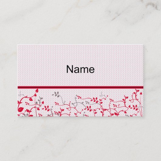 Sjabloon voor ontwerper Bedrijfs- of profielkaart Visitekaartje (Voorkant)