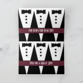 Sjabloon voor PAGE BOY Bedankt - 3 Tuxedo's (Binnen)