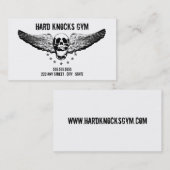 Sjabloon voor pekelbare Gym-visitekaartjes Visitekaartje (Voorkant / Achterkant)