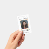 Sjabloon voor personeelsbadge medische faciliteit badge (Handheld)