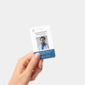 Sjabloon voor personeelsbadge medische faciliteit badge (Handheld)