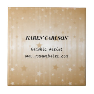 Sjabloon voor persoonlijk gebruik, tegeltje