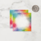 Sjabloon voor persoonlijk kleurig script (Voorkant / Achterkant in situ)