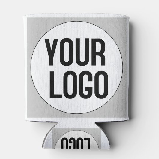 Sjabloon voor persoonlijk logo op koelbox blikjeskoeler (Achterkant)