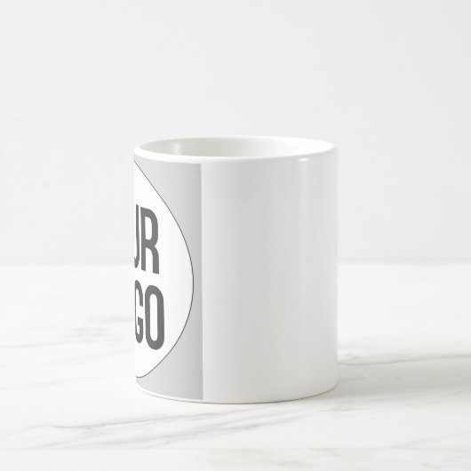 Sjabloon voor persoonlijk logo op mok (Center)
