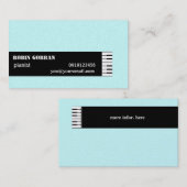 Sjabloon voor Piano-gerelateerde visitekaartjes (Voorkant / Achterkant)