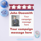 Sjabloon voor politieke campagne flyer (Enkel)