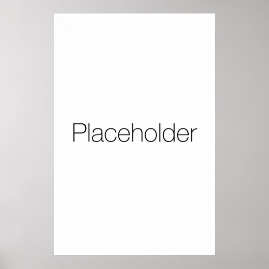 Sjabloon voor portretposter poster (Voorkant)