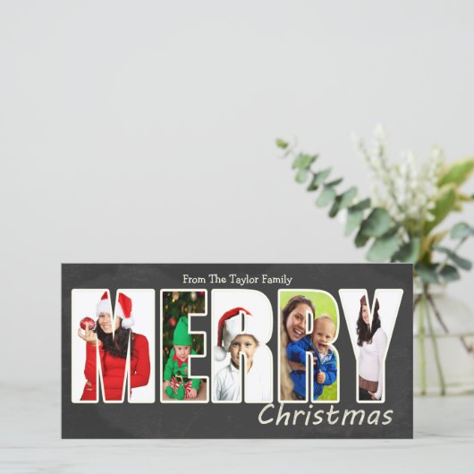 Sjabloon voor prettige kerstkaarten (Staand voorkant)