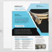 Sjabloon voor productgegevensblad (Voorkant / Achterkant)