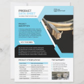 Sjabloon voor productgegevensblad (Voorkant)