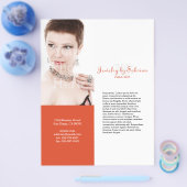 Sjabloon voor productlijndekking bedrijfscatalogus flyer (Enkel)