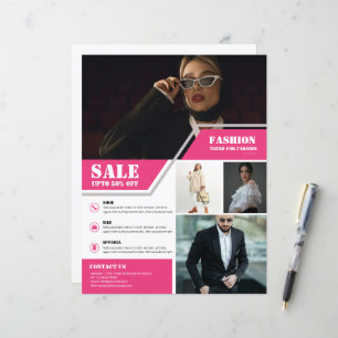 Sjabloon voor productpromotiefolder