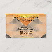 Sjabloon voor professionele visitekaartjes (Achterkant)