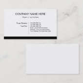 Sjabloon voor professionele visitekaartjes (Voorkant / Achterkant)