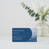 Sjabloon voor professionele visitekaartjes in wate (Staand voorkant)