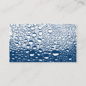 Sjabloon voor professionele visitekaartjes in wate (Achterkant)