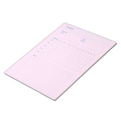 Sjabloon voor projectplanning, afdrukbaar planning notitieblok (Schuin)