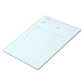 Sjabloon voor projectplanning, afdrukbaar planning notitieblok (Schuin)