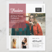 Sjabloon voor promotie-flyer voor modeproducten (Voorkant)