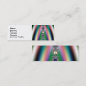 Sjabloon voor regenboog visitekaartje (Voorkant / Achterkant)