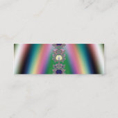 Sjabloon voor regenboog visitekaartje (Achterkant)