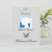 SJABLOON VOOR REHEARSAL DINER INVITATIONS KAART (Staand voorkant)