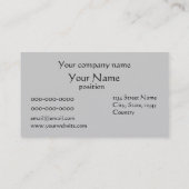 Sjabloon voor reisagent visitekaartje (Achterkant)