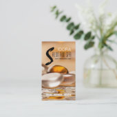 Sjabloon voor Salon- en Spa-visitekaartjes Afsprakenkaartje (Staand voorkant)