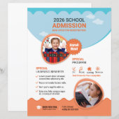 Sjabloon voor schoolaanmeldingsfolder (Voorkant / Achterkant)