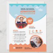 Sjabloon voor schoolaanmeldingsfolder (Voorkant)