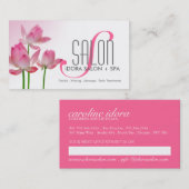 Sjabloon voor spa- en Massagekaart Afsprakenkaartje (Voorkant / Achterkant)