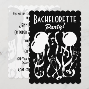 Sjabloon voor speciale bacheloretfeestjes kaart
