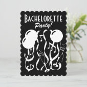 Sjabloon voor speciale bacheloretfeestjes kaart (Staand voorkant)