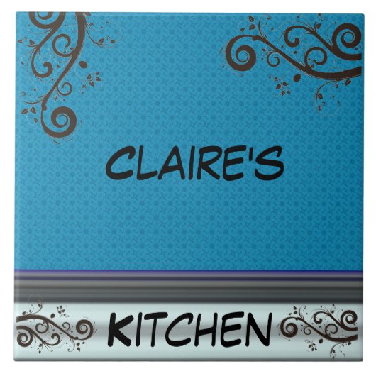 Sjabloon voor speciale ontwerper Kitchen Trivet Tegeltje (Voorkant)