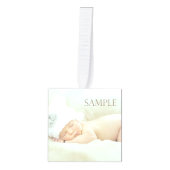 Sjabloon voor Starry Kerstmis Naight Blessings Kubus Ornament (Voorkant)