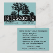 Sjabloon voor startzorgbedrijf/servicekaart visitekaartje (Voorkant / Achterkant)