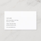 Sjabloon voor stethoscoop- en hartkaart visitekaartje (Achterkant)