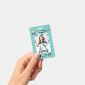 Sjabloon voor studentenpas moderne school universi badge (Handheld)