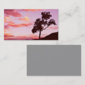 Sjabloon voor sunset-fotobusiness visitekaartje (Voorkant / Achterkant)