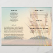 Sjabloon voor tarweveld-uitvaart (Achterkant)