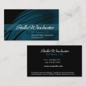 Sjabloon voor Trendy Stylish Business Card Visitekaartje (Voorkant / Achterkant)