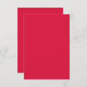 Sjabloon voor uitnodiging in dieprood rood (Voorkant / Achterkant)