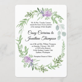 Sjabloon voor uitnodiging tot huwelijk tussen Grie