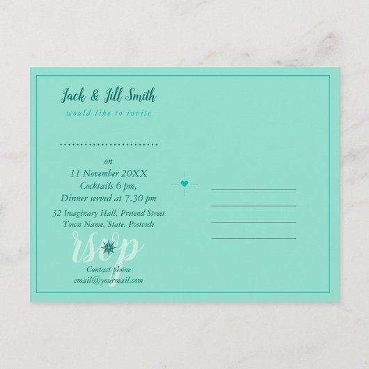 Sjabloon voor uitnodiging van het meisje op vrijda (Achterkant)