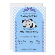 Sjabloon voor uitnodiging voor babyshower met cute
