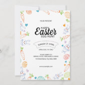 Sjabloon voor uitnodigingen voor paaspartijen (Voorkant)