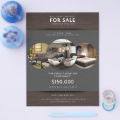 sjabloon voor vastgoed flyer gemakkelijk te downlo (Enkel)