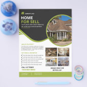 Sjabloon voor vastgoedflyer flyer (Enkel)